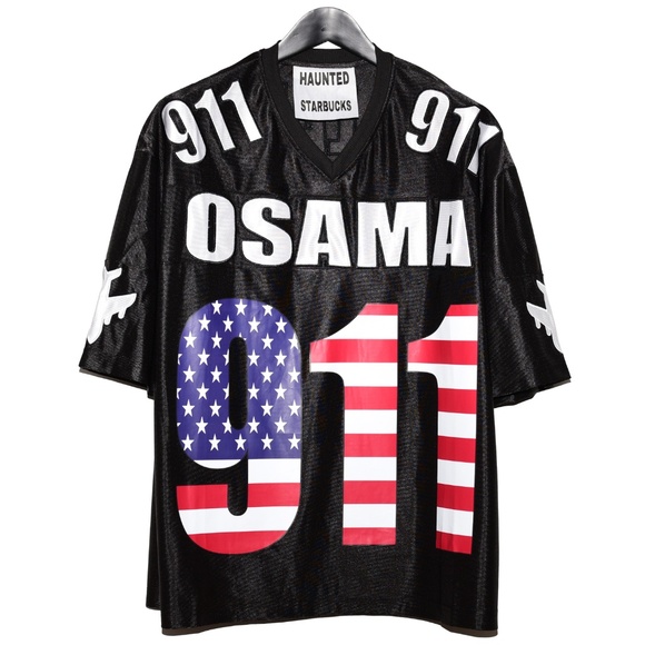 Haunted Starbucks x Asspizza 911 Jersey - Picture 2 of 6